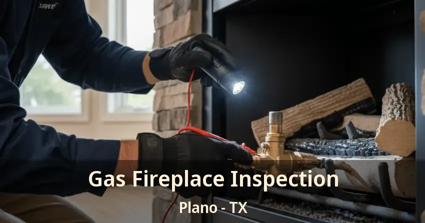 Gas Fireplace Inspection Plano - TX