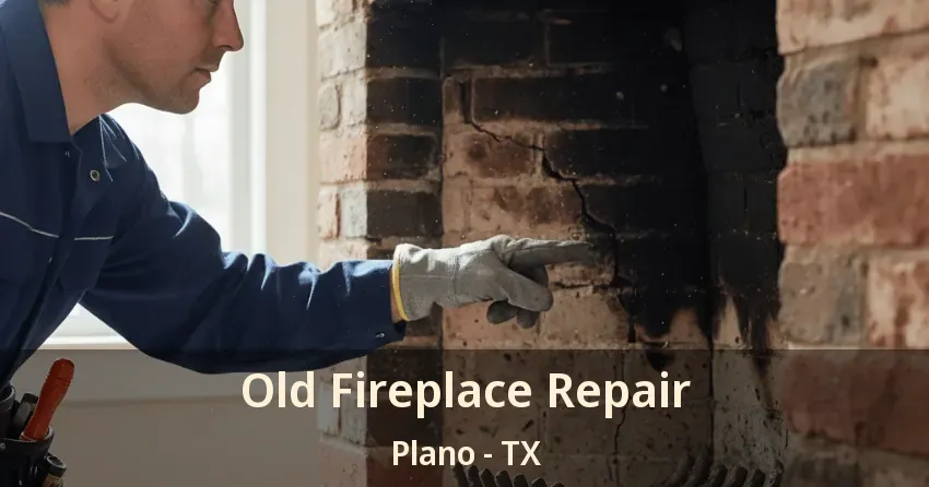 Old Fireplace Repair Plano - TX