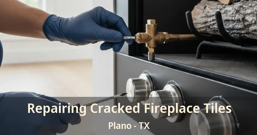 Repairing Cracked Fireplace Tiles Plano - TX